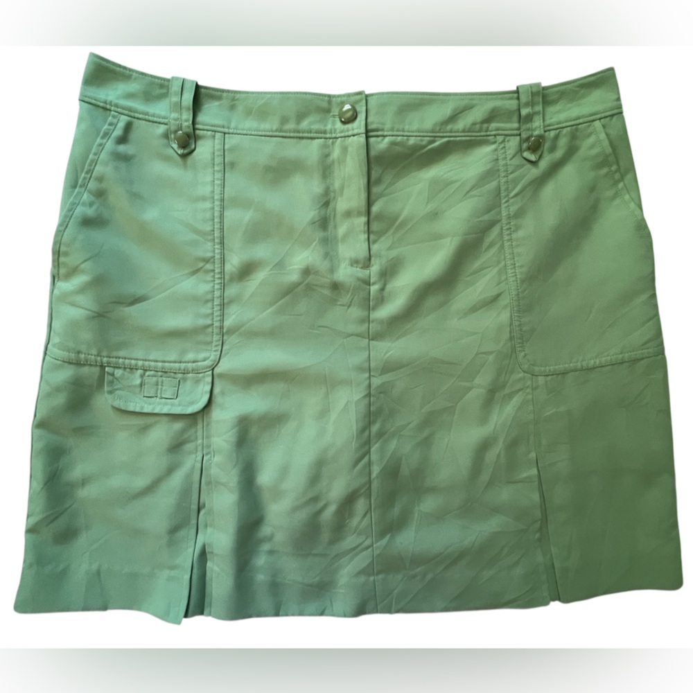 Izod Golf Light Lime Green Golf Skort, Size 10